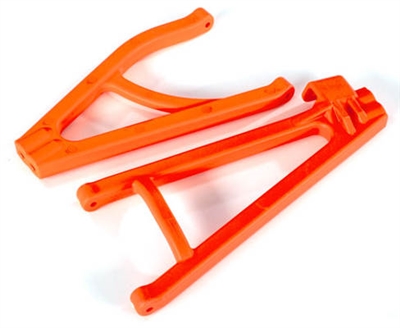 Traxxas E-Revo VXL Rear Right Suspension Arms, Orange HD, adjustable wheelbase (1 upper and 1 lower)