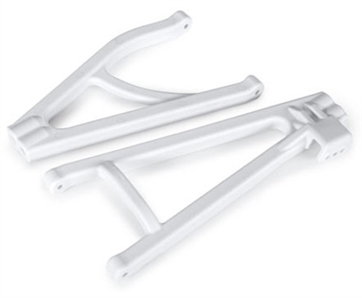 Traxxas E-Revo VXL Rear Left Suspension Arms, White HD, adjustable wheelbase (1 upper and 1 lower)