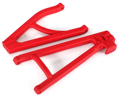 Traxxas E-Revo VXL Rear Left Suspension Arms, Red HD, adjustable wheelbase (1 upper and 1 lower)