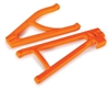 Traxxas E-Revo VXL Rear Left Suspension Arms, Orange HD, adjustable wheelbase (1 upper and 1 lower)