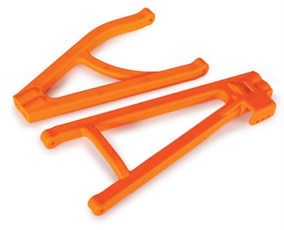 Traxxas E-Revo VXL Rear Left Suspension Arms, Orange HD, adjustable wheelbase (1 upper and 1 lower)