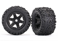 Traxxas E-Revo VXL Talon EXT Tires on Black 17mm Rims (2)