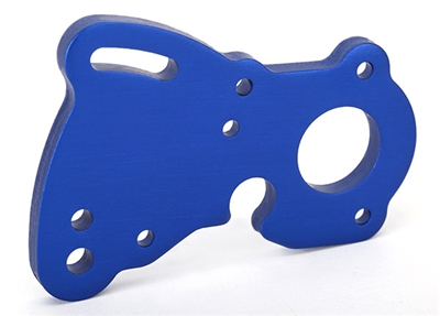 Traxxas E-Revo VXL Motor Plate, blue aluminum