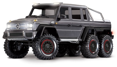 .Traxxas TRX-6 Mercedes Benz G 63 6x6 RTR Truck with Silver Body