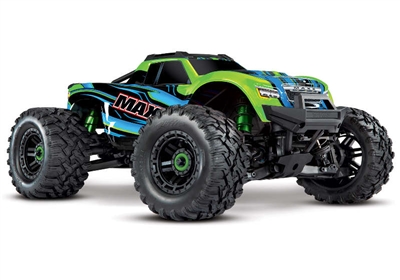 .Traxxas Maxx 4wd Brushless RTR Monster Truck with green body