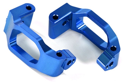 Traxxas Maxx Aluminum Caster Block Set, blue (2)