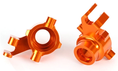 Traxxas Maxx Aluminum Steering Block Set, orange (2)