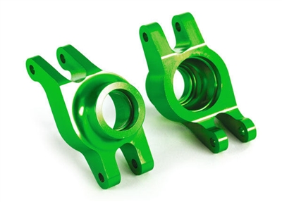 Traxxas Maxx Aluminum Rear Axle Hub Carrier Set, green (2)