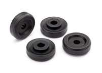 Traxxas Maxx Wheel Washers, black (4)