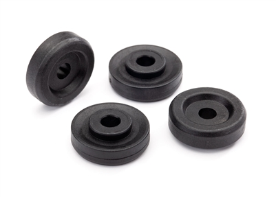 Traxxas Maxx Wheel Washers, black (4)