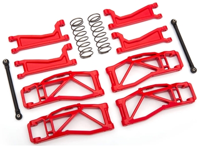 Traxxas WideMaxx Suspension Set, red