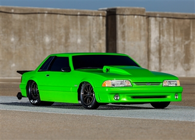 Traxxas Fox Mustang Body for Drag Slash, green