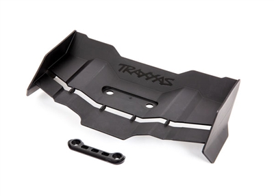 Traxxas Sledge Rear Wing and Washer, black