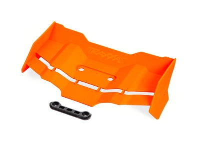 Traxxas Sledge Rear Wing and Washer, orange
