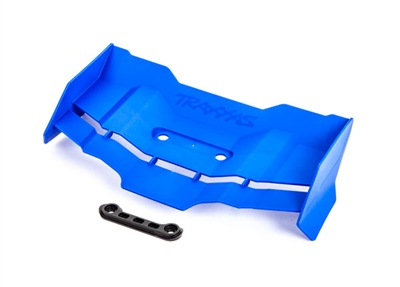 Traxxas Sledge Rear Wing and Washer, blue