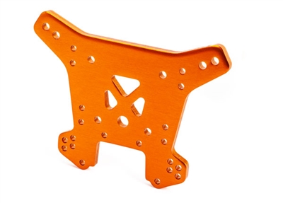 Traxxas Sledge Rear Shock Tower, orange aluminum