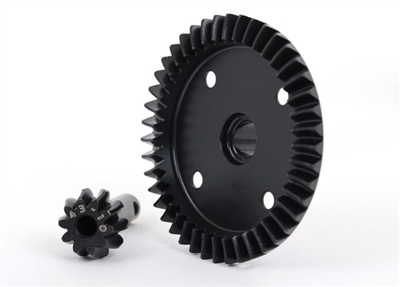 Traxxas Sledge Diff Ring and Pinion Gear Set, machined