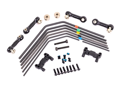 Traxxas Sledge Sway Bar Set, complete (f+r)