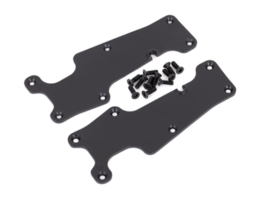 Traxxas Sledge Front Suspension Arm Covers, black