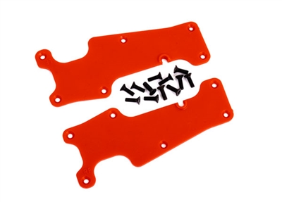 Traxxas Sledge Front Suspension Arm Covers, red