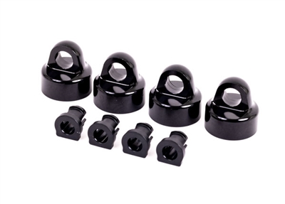 Traxxas Sledge Aluminum Shock Caps, black