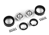 Traxxas TRX-4M Beadlock Method Race Wheels, satin chrome (2)