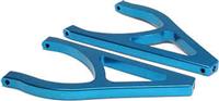 Trinity Revo Rear Upper Wishbones, Heavy-Duty Blue Aluminum (2)