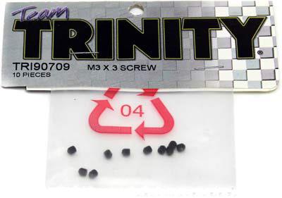Trinity T-Spec M3 x 3 Screws (10)