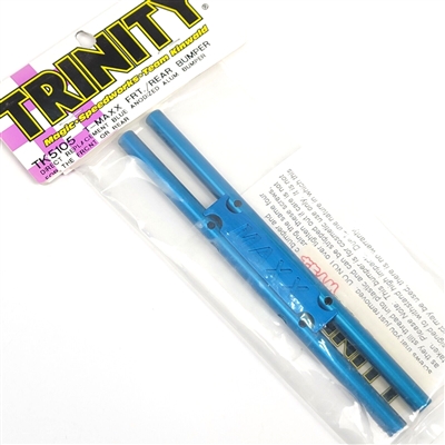 Kinwald T-Maxx/E-Maxx Bumper-Front Or Rear, Blue Aluminum