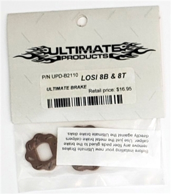 Ultimate Products Vented Brake Disks, Losi 8ight And 8ight-T (2)