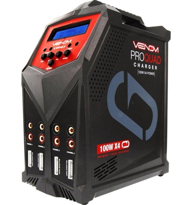 Venom Pro Quad 100W X4 AC/DC 7A LiPo/LiHV/NiMH Balance Charger