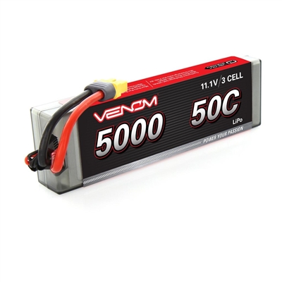 Venom DRIVE 5000mAh 50C 11.1V 3S Lipo Battery Pack with Universal Plug System