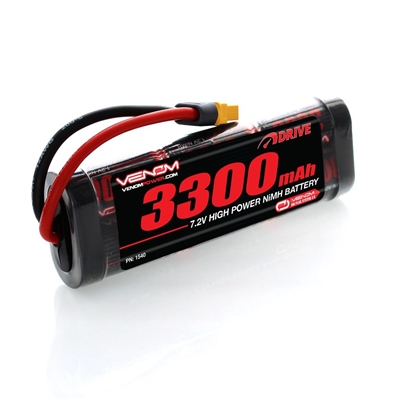 Venom 3300mAh 7.2v 6-cell NiMH Battery Pack with Universal Plug System
