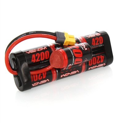 Venom 4200mAh 8.4v 7-cell Hump NiMH Battery Pack with Universal Plug System