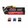 Venom 2200mAh 20C 11.1V 3S Lipo Battery Pack with Universal Plug System