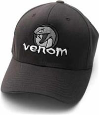 Venom Charcoal Logo Hat, L/XL Flex Fit