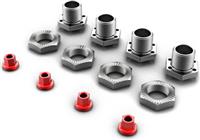 Venom Gambler 1/8th Wheel Adapter Set, Aluminum (4)