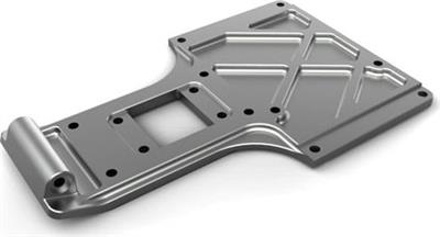 Venom Gambler Rear Chassis Plate, Alloy For Mid Motor