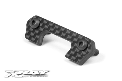 Xray T4 Upper Bumper Holder Brace, graphite