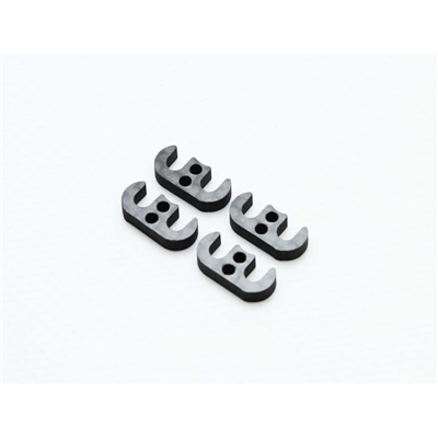 Xray T4'19 Shims for Rear Body Post Adjustment, 3mm graphite (4)