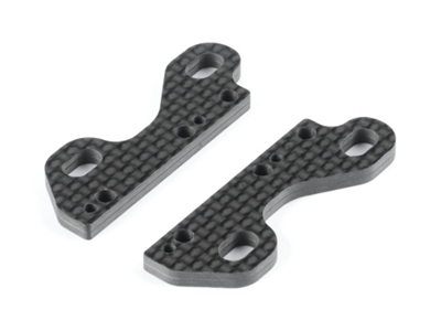 Xray X4 Universal Carbon Upper Clamp for Uni Bulkheads (2)