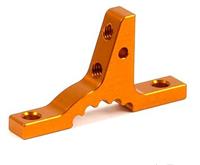 Xray T3 Upper Bulkhead Clamps, Orange Aluminum