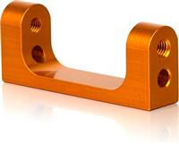 Xray T3 Lower Suspension Holder, Rear, One-Piece, Orange