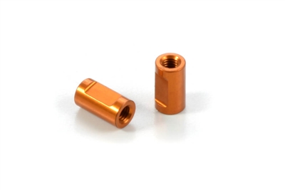 Xray T4 Brace Posts for ARS - 3 x 5 x 9mm, orange aluminum (2)