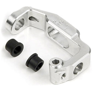 Xray T1 Aluminum Caster Block For C-Hub Suspension-Left, 6 Deg.