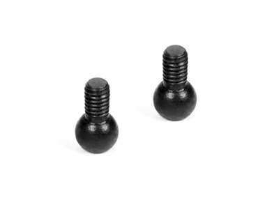 Xray X4 Steel Ball End 4.9mm w/ 4mm Thread (2)