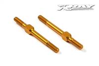 Xray T4/T3/T2 Turnbuckles - 3 x 39mm, orange aluminum  (2)