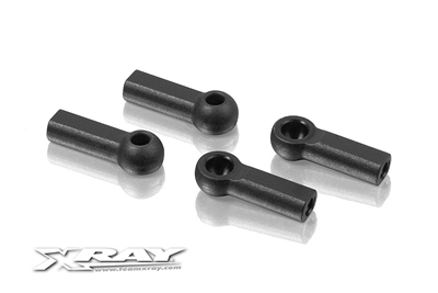 Xray T4/T3/XT2 4.9mm Ball Joints, closed with hole (4)