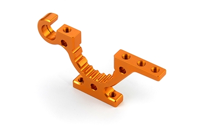 Xray T4'19 Lower Adjustment Bulkhead-Front L/Rear R, orange aluminum