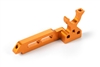 Xray T4'18 Motor Mount, orange aluminum